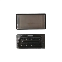 Transparentes Schwarzes OBD-Gehäuse mit Anschluss 10MM MINI OBDII-Stecker OBD2 Männliches Gehäuse OEM Verfügbar SETOCONT ST-SOH-001 J1962