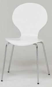 Nordic Bentwood <b>Dining</b> <b>Chair</b> Plywood Curved Back Metal Frame Modern Restaurant <b>Chair</b> - Product Image 2