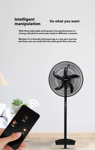 Floor Stand Fan 16 Inch Oscillating Pedestal Fans 40 Watt With Remote Control for Household Appliances Bedroom - Product Image 6