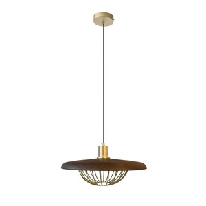 Colgante de madera 1xE27 35x35 cm - ideal para iluminación decorativa en hogares y espacios comerciales. - Product Image 1