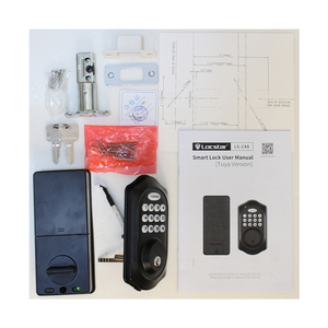 2025 Locstar fabricant de serrures intelligentes personnalisé haute sécurité Tuya clavier intelligent pêne dormant serrure intelligente pour porte en bois - Product Image 6