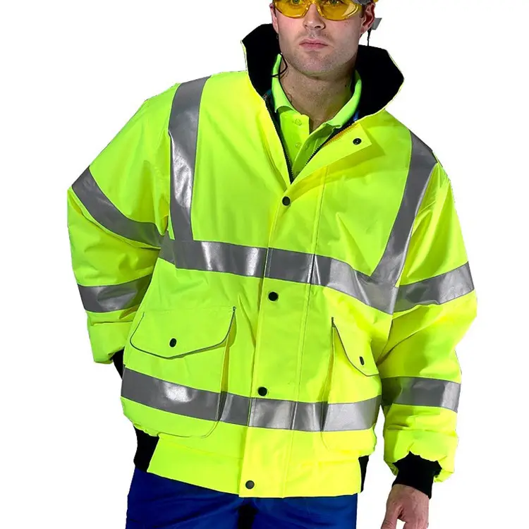 Рабочая Мужская куртка Hi Vis 3m, светоотражающая полосатая конструкция, высокая видимость, униформа Sinosafe, одежда, рабочая одежда для мужчин
