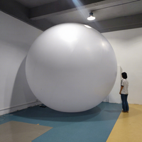 Ballon LED interactif en PVC à changement de couleur tactile, 1m-3m, pour décoration de fête en plein air, grand ballon brillant, boule gonflable géante