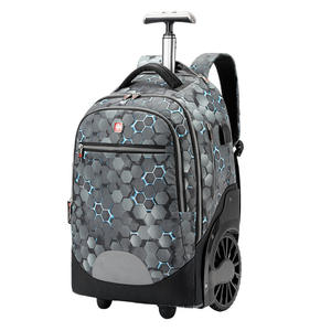 Nouveau sac à dos à roulettes Oxford avec fermeture éclair pour étudiants, unisexe, pour les voyages d'affaires, grande capacité de 20 à 35 L - Product Image 5