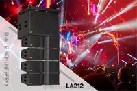 Good Hearing Dual 12 ''Line Array Speaker LA 212 Avec Crossover In/External Utilisé dans les théâtres et les églises