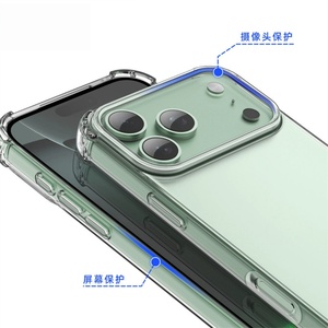 Coque de téléphone antichoc transparente en TPU souple avec protection d'angle Air Bag pour iPhone 17 Pro Max 17 Air - Product Image 3