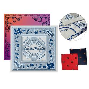 Bandane in Cotone Personalizzate, Copricapo Quadrato 110*110cm, Verde per Ciclismo con Logo, Foulard in Seta, Fazzoletto - Product Image 1