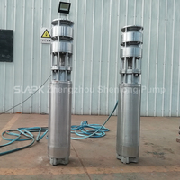 Pompe de drainage submersible haute pression entièrement en acier inoxydable pour le transfert d'eau industrielle OEM