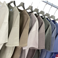 T-shirt à col rond pour hommes, 100% coton, respirant, manches courtes, couleur unie, t-shirts quotidiens