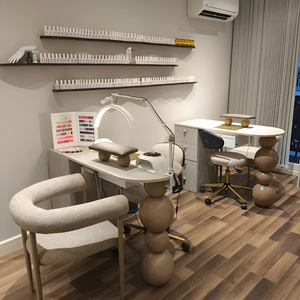 M2 Éxito <span class=keywords><strong>de</strong></span> Ventas Estación <span class=keywords><strong>de</strong></span> Manicura Moderna Personalizada Estilo Muebles <span class=keywords><strong>de</strong></span> Salón Mesa <span class=keywords><strong>de</strong></span> Uñas Individual Blanca para Salón <span class=keywords><strong>de</strong></span> Belleza - Product Image 2