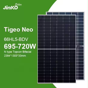 Panneaux solaires bifaciaux à double vitrage Jinko Solar 700 watts JKM-700N-66HL5-BDV Prix 695W 700W 705W 710W 715W 720W - Product Image 1