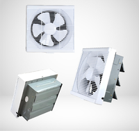 Ventilateur d'extraction mural solaire en plastique avec panneau solaire pour serre/chambre à fumée/salle de bain, extracteur d'air chaud