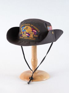 Chapeau Bob Patriotique Brodé Drapeau Américain Aigle, 250e Anniversaire des États-Unis, Chapeau de Pêcheur Anti-UV, Souvenir 1776-2026 - Product Image 5