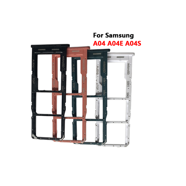 Wholesale Sim Card Tray for Samsung A04 A04E A04S SIM Card Holder Tray Slot Holder Adapter Socket Spare Parts