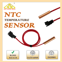 Sonde de température NTC en cuivre 5K en gros, capteur de température haute stabilité personnalisé avec câble long pour climatiseur