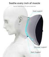 Vente chaude mousse à mémoire de forme ergonomique voiture repose-tête cou oreiller voiture appui-tête oreiller