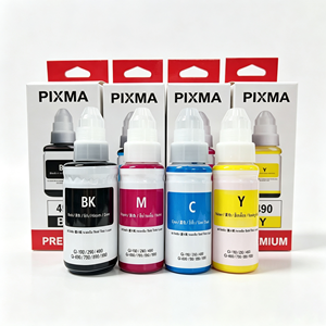 Juego de Botellas de <span class=keywords><strong>Tinta</strong></span> de 4 Colores Compatible con Impresoras <span class=keywords><strong>Canon</strong></span> PIXMA GI490 GI790 GI890, Kit de Recarga de <span class=keywords><strong>Tinta</strong></span> Negro, Cian, Magenta, Amarillo - Product Image 1
