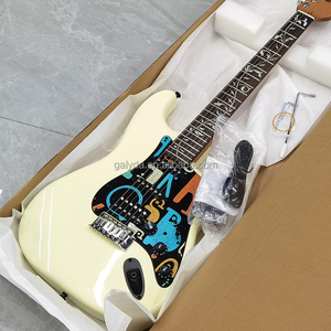 Guitarra Eléctrica GALYDA G930 Profesional de 6 Cuerdas y 39 Pulgadas con Cuerpo de Álamo Macizo, Mástil de Arce, Diapasón de Palisandro y Pastillas S-S-H - Product Image 1