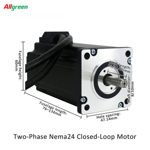 Controlador de motor paso a paso Nema24 de 2 fases de circuito cerrado DC24~110V/AC18~80V 4/4.5/5/5.8A 2/2.3/2.8/4.5/4.8/5.5N.m - Product Image 4