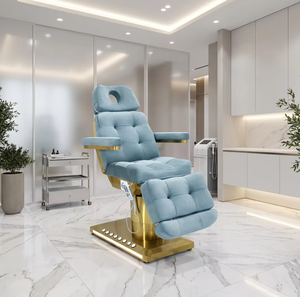 New 2026 Modern Luxury 4-Motor <b>Electric</b> Beauty Bed - Medical Grade Lash Bed with Foot Control for Upscale Spa Medical Treatment - Product Image 4