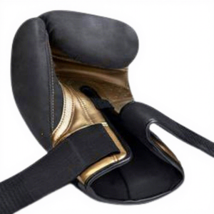 Gants de kickboxing MMA professionnels, extérieur en PU doré, sangle de poignet à boucle, doigts entièrement couverts, personnalisables, haute qualité, MUDASSAR SPORTS - Product Image 6