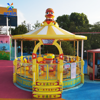 Attraction interactive de parc d'attractions pour enfants sur le thème des canards, avec balles pulvérisatrices, pour les fêtes foraines et les parcs familiaux