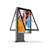 Tótem LED Vertical para Exteriores Personalizado OEM, 6000nits Ultra Brillante, IP65 Impermeable, Pantalla Digital de Pie, Cartel Comercial