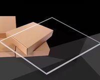 Feuille d'acrylique coulée transparente avec finition haute brillance, feuille de Perspex de 3 mm pour découpe laser professionnelle