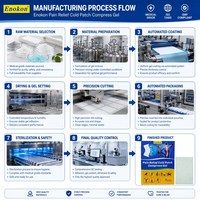 Fabricants OEM ODM de premier plan, certifiés BSCI GMP ISO13485, patchs de gel pour soulager la douleur au niveau des épaules et des genoux, patchs de gel au menthol pour soulager la douleur