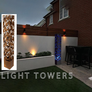 Ljh-mech — tour lumineuse Led Portable, luminaires en métal, pour extérieur, Sculpture de jardin, 1800Mm X 265Mm - Product Image 4