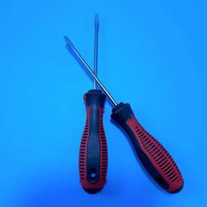 Destornillador mini tipo granada de mano de 3 pulgadas, rojo y negro, destornillador de cabeza plana, destornillador antideslizante, 1 o 2 yuanes - Product Image 4