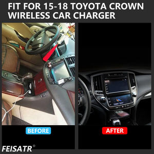 Cargador Inalámbrico para Toyota Crown 2015-2018, Plataforma de Carga Rápida para Teléfono en el Auto, Accesorios para Crown - Product Image 5