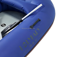 Hailebao Bateau gonflable individuel léger et portable en PVC, Kayak Escargot pour la pêche, les activités nautiques et le camping