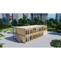 Conception moderne, belle et économique bâtiments modulaires préfabriqués école maisons en conteneur personnalisées lycée technique
