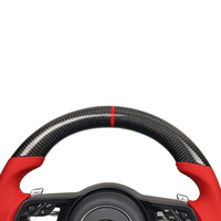 Volant de course en fibre de carbone sur mesure compatible avec Porsche 911.2 Panamera Macan Cayenne Boxster 718 Cabriolet