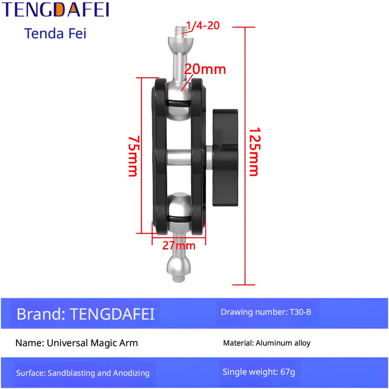 Noir (bras magique T30-B)
