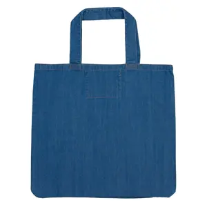 Bolsa de Compras de Mezclilla, Bolsa de Compras Orgánica, Merchandising Sostenible - Product Image 2