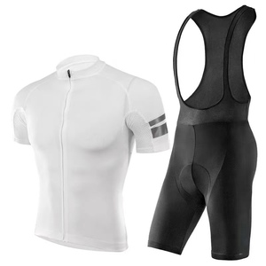 Maillot de cyclisme professionnel à manches courtes, short léger avec rembourrage absorbant les chocs, ensemble maillot et short de cyclisme pour la course sur route - Product Image 2