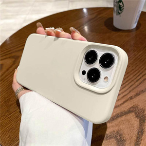 Funda de Silicona Sólida con Logotipo para <span class=keywords><strong>iPhone</strong></span> 18 17 16 15 14 12 Pro X XS Max, Funda para Teléfono Móvil <span class=keywords><strong>iPhone</strong></span> <span class=keywords><strong>13</strong></span> 11 Pro Max con <span class=keywords><strong>Caja</strong></span> - Product Image 4