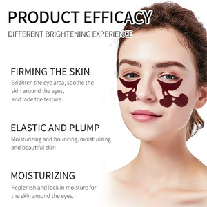 Masque pour les yeux en gel en forme de cerise rouge, anti-poches, raffermissant, soin des yeux, 11g - Product Image 2