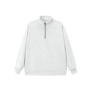 Sudadera de hombre New Wave con media cremallera, corte regular, para ocio, con diseño de cremallera con etiqueta - Product Image 4