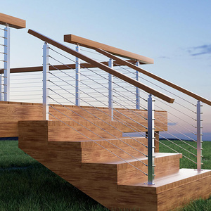 Комплект из 60 регулируемых тросовых ограждений из нержавеющей стали T316 – для балконов, металлические стойки <span class=keywords><strong>2</strong></span> дюйма, морской класс - Product Image 6