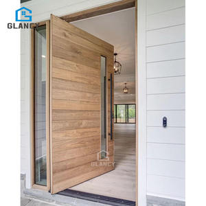 Распродажа, поворотные двери, главные ворота, вход, алюминиевая, деревянная, наружная, передняя, Современная Поворотная дверь для дома - Product Image 2