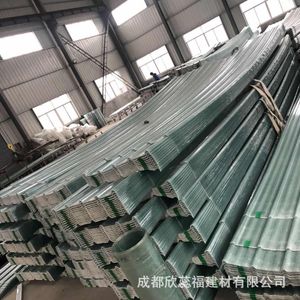 Fiberglass Skylight Roofing Panels Transparent Uv Resistant Custom Made For Building Construction - Product Image 1