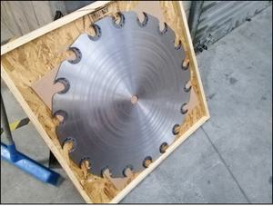 910mm <span class=keywords><strong>36</strong></span> inç 18T dairesel büyük testere kesme bıçağı ahşap - Product Image 5