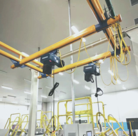 Offre Spéciale D2B050 Palan à chaîne électrique Mini 500kg Palan à vitesse variable pour atelier de voiture Source d'alimentation 220v/380v