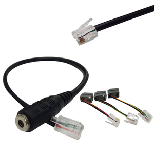 RJ9ถึงหญิง3.5มิลลิเมตรเสียงแจ็คชุดหูฟังสายอะแดปเตอร์สำหรับสำนักงานโทรศัพท์ - Product Image 2