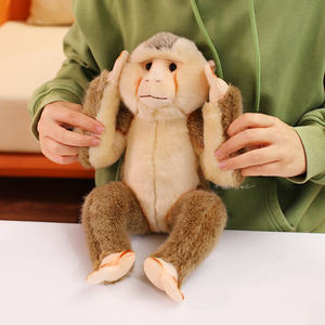 Peluche de Babuino Realista en Oferta, 27 cm de Altura Sentado, Animal de Peluche Suave para Niños, Regalo de Zoológico de la Selva - Product Image 4