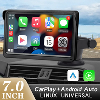 Moniteur à écran tactile 7 pouces Mirrorlink sans fil Carplay Android Auto compatible Bluetooth Dash Cam haut-parleur intégré image Astern