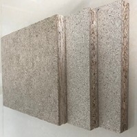 Vente chaude Panneau de particules lisse 9-25mm, aggloméré/panneau de particules de chanvre, pour portes et meubles